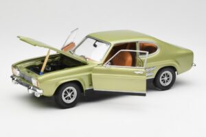 Ford Capri Mk1 Lysegrøn Metallic Minichamps 1:18 18008900 Metal — billede 2 af 8