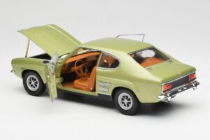 Ford Capri Mk1 Lysegrøn Metallic Minichamps 1:18 18008900 Metal — billede 5 af 8