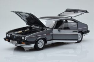 Ford Capri Mk3 2.8 Injection RHD Grafit Grå Norev 1:18 182725 Metal — billede 2 af 8