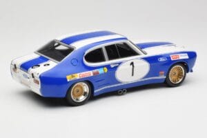 Ford Capri Mk1 RS 2600 #1 D. Glemser Ford Deutschland Winner Brno ETCC 1972 Minichamps 1:18 155728501 Metal — billede 2 af 6