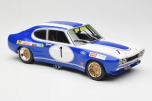 Ford Capri Mk1 RS 2600 #1 D. Glemser Ford Deutschland Winner Brno ETCC 1972 Minichamps 1:18 155728501 Metal — billede 4 af 6