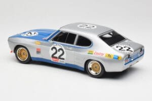 Ford Capri Mk1 RS 2600 #22 Ford Koln D. Glemser / A. Soler-Roig Winners 24 Hours of Spa 1971 Minichamps 1:18 155718522 Metal — billede 5 af 6