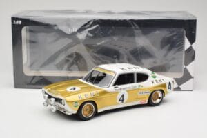 Ford Capri Mk1 RS 2600 #4 W. Frank / K. Fritzinger Kent Frami Racing 24 Hours of Spa 1972 Minichamps 1:18 155728504 Metal — billede 6 af 6