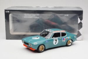 Ford Capri Mk1 RS 2600 #7 J. Stewart / F. Cevert Ford Köln 6 Hours of Paul Ricard 1972 Minichamps 1:18 155728507 Metal — billede 6 af 6