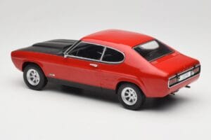 Ford Capri Mk1 RS 2600 Rød med Sort Motorhjelm MCG 1:18 MCG18538 Metal — billede 5 af 6