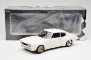 Ford Capri Mk1 RS 2600 Hvid Minichamps 1:18 155708500 Metal — billede 6 af 6