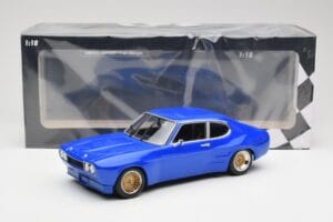 Ford Capri Mk1 RS2600 Blå Minichamps 1:18 155708501 Metal — billede 6 af 6
