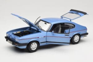 Ford Capri Mk3 2.8 Injection Paris Blue Norev 1:18 182764 Metal — billede 2 af 8