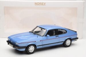 Ford Capri Mk3 2.8 Injection Paris Blue Norev 1:18 182764 Metal — billede 8 af 8