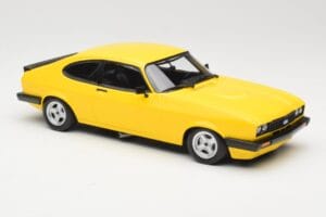 Ford Capri Mk3 3.0 Gul Minichamps 1:18 155788601 Metal — billede 4 af 6