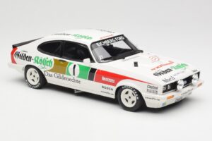 Ford Capri Mk3 3.0S #1 V. Schäfer / K. Rosberg Gilden Kölsch Racing 24 Hours of Nürburgring 1982 Minichamps 1:18 155828601 Me — billede 4 af 6