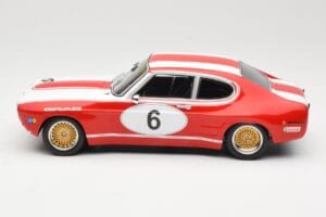 Ford Capri RS2600 Ford Tuning Siegen #6 Weiss / K. Ludwig 6 Hours Nurburgring 1973 Minichamps 1:18 155738506 Metal — billede 3 af 6