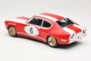 Ford Capri RS2600 Ford Tuning Siegen #6 Weiss / K. Ludwig 6 Hours Nurburgring 1973 Minichamps 1:18 155738506 Metal — billede 5 af 6