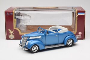 Ford Cabriolet Blå Road Signature 1:18 92238 Metal — billede 8 af 8