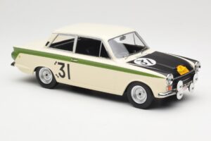Ford Cortina Lotus #31 J. Ickx / G. Staepelaere Marathon de la Route 1966 MCG 1:18 MCG18436R Metal — billede 4 af 6