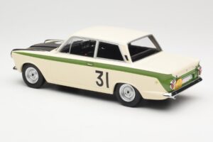 Ford Cortina Lotus #31 J. Ickx / G. Staepelaere Marathon de la Route 1966 MCG 1:18 MCG18436R Metal — billede 5 af 6