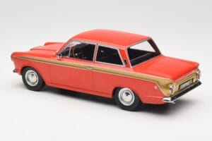 Ford Cortina Lotus Red & Gold Stripe MCG 1:18 MCG18532 Metal — billede 5 af 6