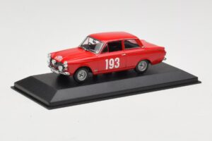 Ford Cortina Mk I #193 Rally Monte Carlo 1963 Minichamps 1:43 400638293 Metal — billede 2 af 4