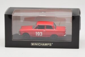 Ford Cortina Mk I #193 Rally Monte Carlo 1963 Prototype Minichamps 1:43 400638293-P1 Metal — billede 4 af 4