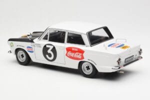 Ford Cortina Mk1 #3 P. Hughes / B. Young African Safari Rally 1964 AUTOart 1:18 86428 Metal — billede 7 af 8