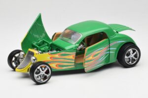 Ford Coupe Grøn med Ild Road Signature 1:18 30109 Metal — billede 2 af 8