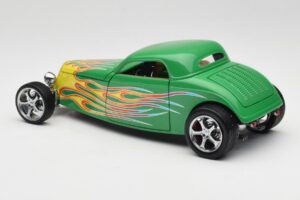 Ford Coupe Grøn med Ild Road Signature 1:18 30109 Metal — billede 7 af 8