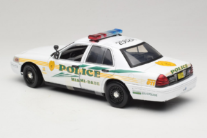 Ford Crown Victoria Police Interceptor CSI Miami GreenLight 1:18 13514 Metal — billede 5 af 6