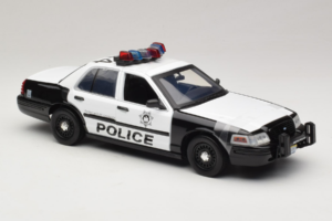 Ford Crown Victoria Police Interceptor The Hangover Movie Greenlight 1:18 12911 Metal — billede 4 af 6