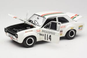 Ford Escort RS1600 #114 J. Fitzpatrick Team Broadspeed Castrol Race of Champions 1971 Minichamps 1:18 100718114 Metal — billede 2 af 8