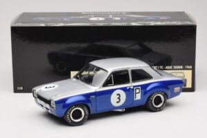 Ford Escort Mk1 Twin Cam #3 ADAC 500 km Nurburgring ETCC 1968 Minichamps 1:18 100688193 Metal — billede 8 af 8