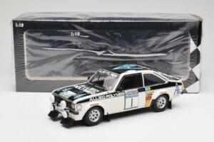 Ford Escort Mk2 RS 1800 #1 T. Mäkinen / H. Liddon Allied Polymer Group Winners Lombard RAC Rally 1975 Minichamps 1:18 1557587 — billede 6 af 6