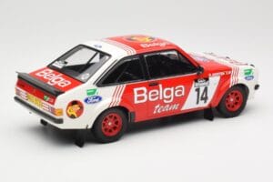 Ford Escort Mk2 RS 1800 #14 Droogmans / Joosten Belga 3rd Place Lotto Haspengouw Rally 1983 Minichamps 1:18 155838714 Metal — billede 2 af 6