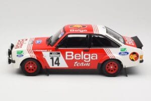 Ford Escort Mk2 RS 1800 #14 Droogmans / Joosten Belga 3rd Place Lotto Haspengouw Rally 1983 Minichamps 1:18 155838714 Metal — billede 3 af 6