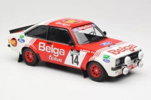 Ford Escort Mk2 RS 1800 #14 Droogmans / Joosten Belga 3rd Place Lotto Haspengouw Rally 1983 Minichamps 1:18 155838714 Metal — billede 4 af 6