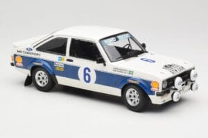 Ford Escort Mk2 RS 1800 #6 B. Waldegård / H-T. Thorszelius Ford Motor Co Winners Acropolis Rally 1977 Minichamps 1:18 1557787 — billede 4 af 6