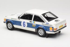 Ford Escort Mk2 RS 1800 #6 B. Waldegård / H-T. Thorszelius Ford Motor Co Winners Acropolis Rally 1977 Minichamps 1:18 1557787 — billede 5 af 6
