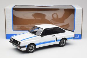 Ford Escort Mk2 RS 2000 X-Pack Diamond Hvid & Blå Stripe MCG 1:18 MCG18350 Metal — billede 6 af 6