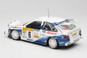 Ford Escort RS Cosworth Mobil 1 #6 F. Delecour / D. Grataloup Rally Monte Carlo Night Version Winner 1994 UT Models 1:18 3945 — billede 7 af 8