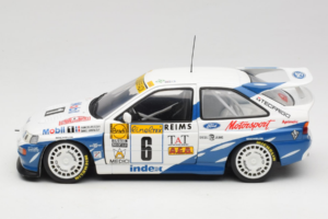 Ford Escort RS Cosworth Mobil 1 #6 F. Delecour / D. Grataloup Rally Monte Carlo Winner 1994 UT Models 1:18 180948106 Metal — billede 4 af 8