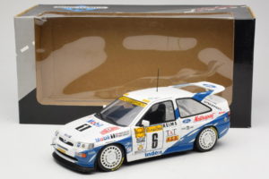 Ford Escort RS Cosworth Mobil 1 #6 F. Delecour / D. Grataloup Rally Monte Carlo Winner 1994 UT Models 1:18 180948106 Metal — billede 8 af 8