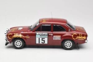 Ford Escort RS 1600 Mk1 #15 M. Alen / I. Kivimäki RAC Rally 1974 IXO 1:18 18RMC047B Metal — billede 3 af 6