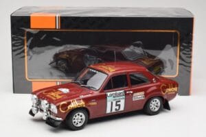Ford Escort RS 1600 Mk1 #15 M. Alen / I. Kivimäki RAC Rally 1974 IXO 1:18 18RMC047B Metal — billede 6 af 6