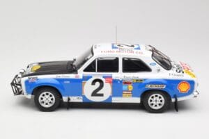 Ford Escort RS 1600 Mk1 #2 R. Clark / J. Porter Safari Rally 1973 IXO 1:18 18RMC075A Metal — billede 3 af 6