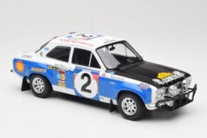Ford Escort RS 1600 Mk1 #2 R. Clark / J. Porter Safari Rally 1973 IXO 1:18 18RMC075A Metal — billede 4 af 6