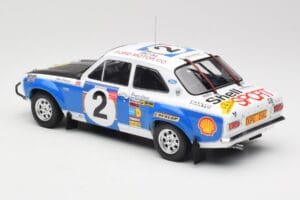 Ford Escort RS 1600 Mk1 #2 R. Clark / J. Porter Safari Rally 1973 IXO 1:18 18RMC075A Metal — billede 5 af 6