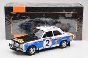 Ford Escort RS 1600 Mk1 #2 R. Clark / J. Porter Safari Rally 1973 IXO 1:18 18RMC075A Metal — billede 6 af 6