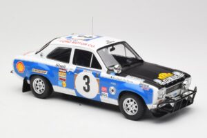 Ford Escort RS 1600 Mk1 #3 V. Preston Jr. / B. Smith Safari Rally 1973 IXO 1:18 18RMC075B Metal — billede 4 af 6
