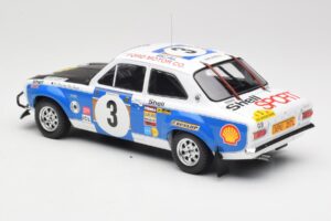 Ford Escort RS 1600 Mk1 #3 V. Preston Jr. / B. Smith Safari Rally 1973 IXO 1:18 18RMC075B Metal — billede 5 af 6
