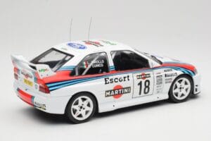 Ford Escort WRC Martini Racing #18 G. Cunico / G. Pirollo Rally San Remo 1998 IXO 1:18 18RMC171A Metal — billede 2 af 6