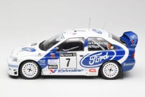 Ford Escort WRC #7 J. Kankkunen / J. Repo RAC Rally 1998 IXO 1:18 18RMC170A Metal — billede 3 af 6